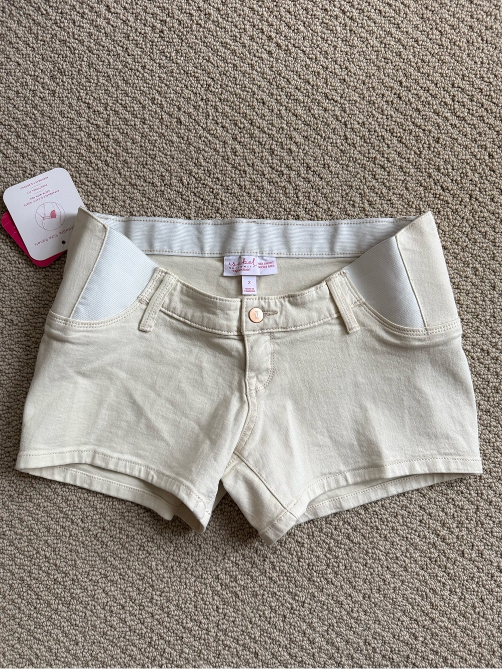 Ingrid & Isabel Side Panel Maternity Shorts 2
